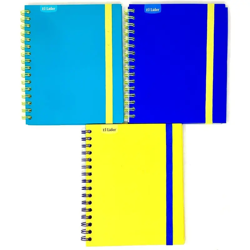 Libreta Espiral Subject Mediana Multicolor 200 PGYellow
