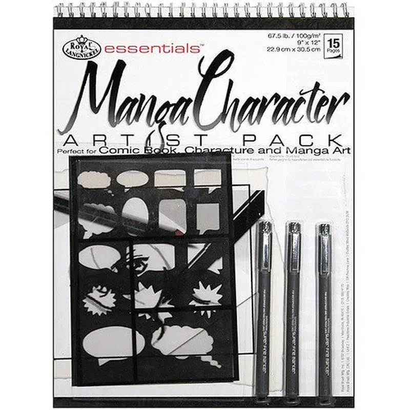 MANGA CHARCTER ARTIST PACK WITH MARKERS