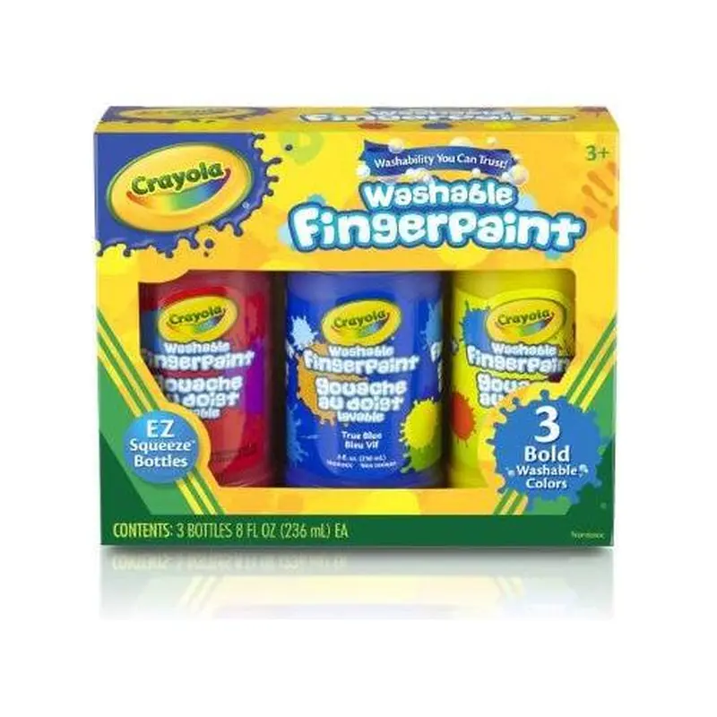 MY FIRST FINGER PAINT 8 OZ 3 COLORS