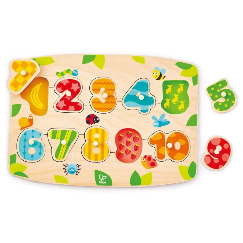 NUMBER PEG PUZZLE 11PCS