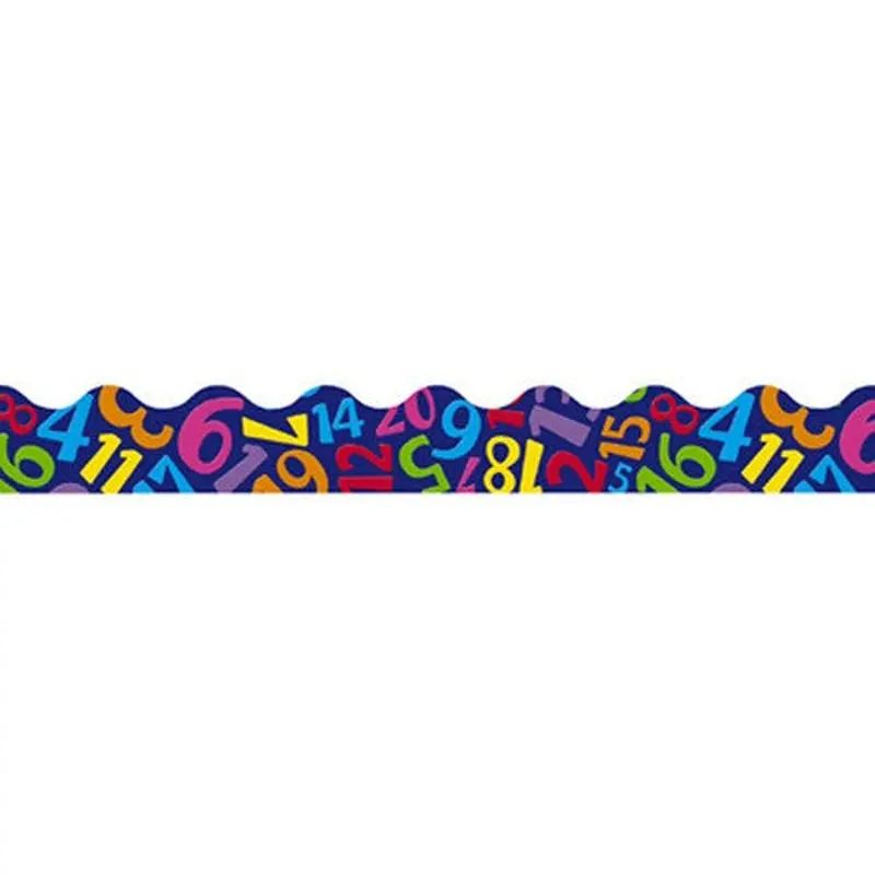 NUMBER TUMBLE BORDER