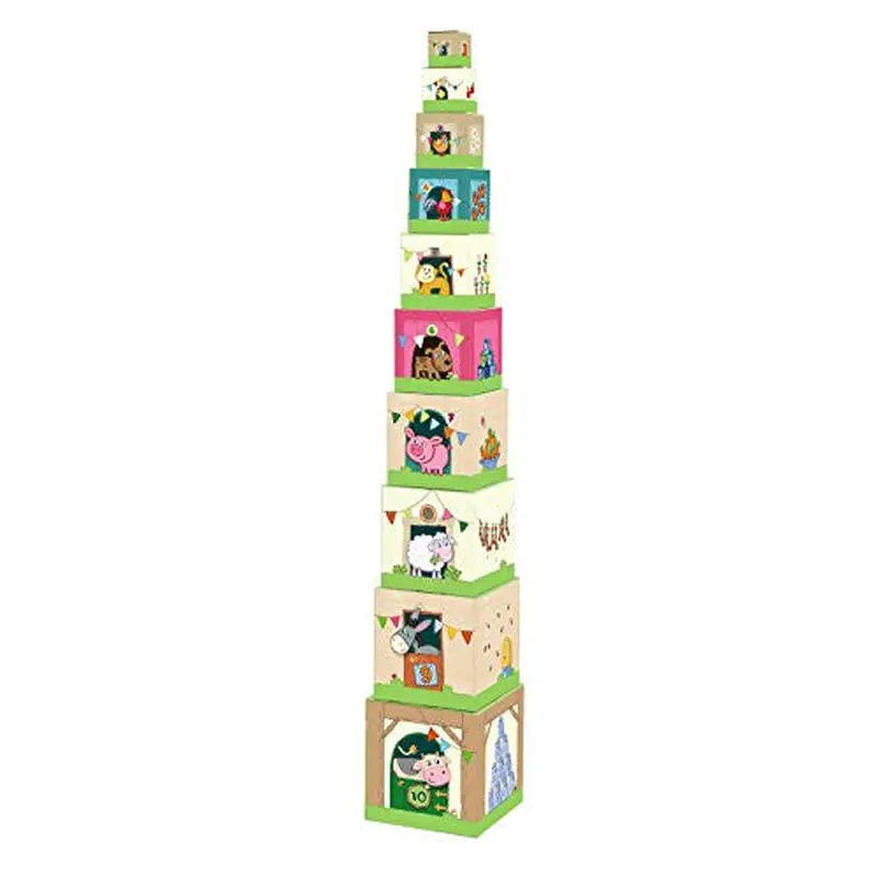 ON THE FARM STACKING CUBES