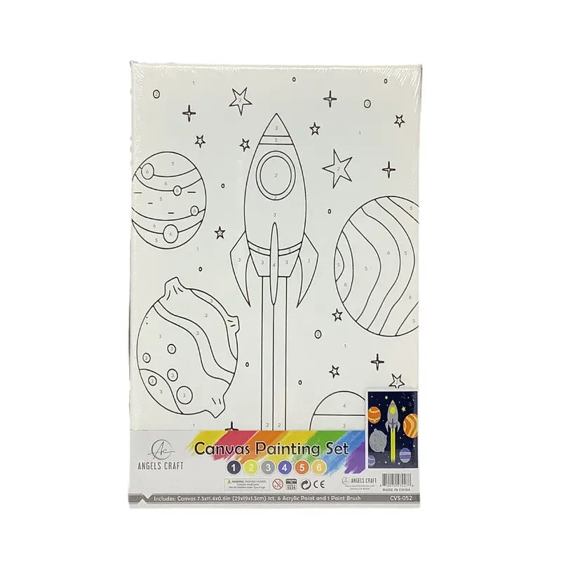 Paint by Number Canvas Set - Planets