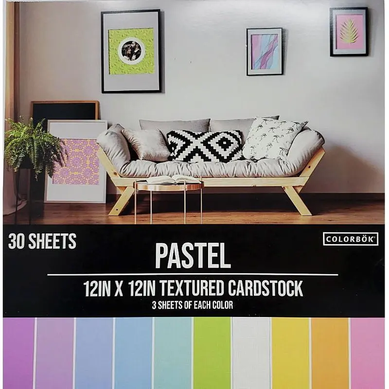 PAPER PAD CARDSTOCK TEXTURE PASTEL