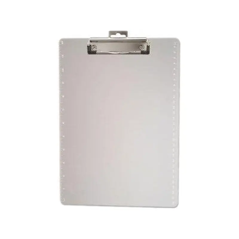 PLASTIC CLIPBOARD TRANSPARENT CLEAR LETTER