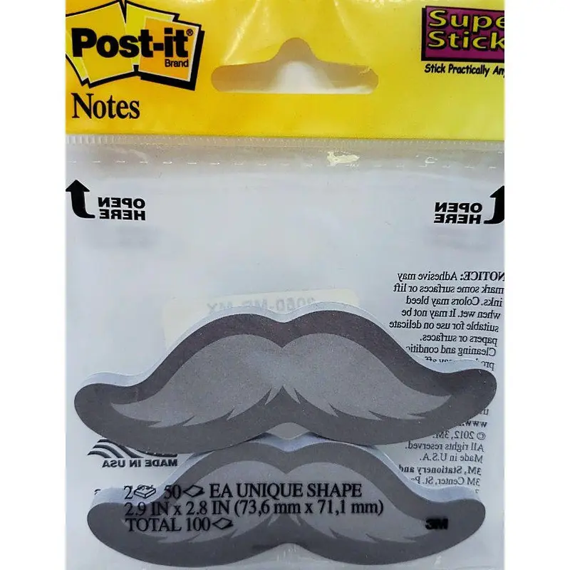 POST-IT NOTE 2.9 X 2.8 MUSTACHE