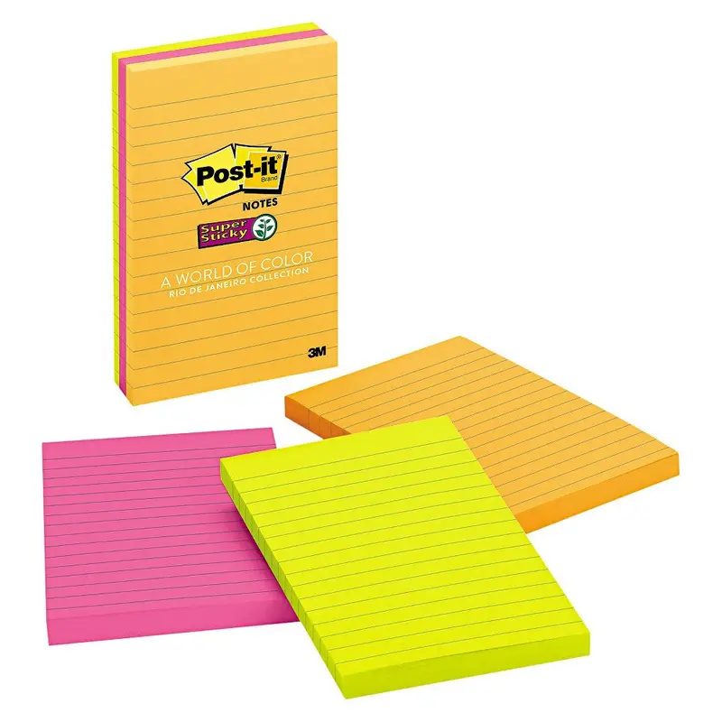 POST IT NOTE 4X6 NEON STICKY