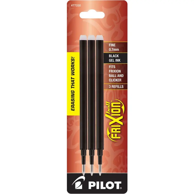 REFILL FRIXION GEL INK FINE BLACK PQ.3