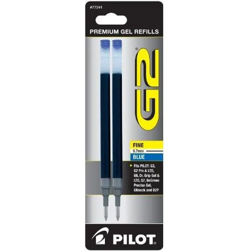REFILL GEL INK G2 FINE BLUE PQ.2