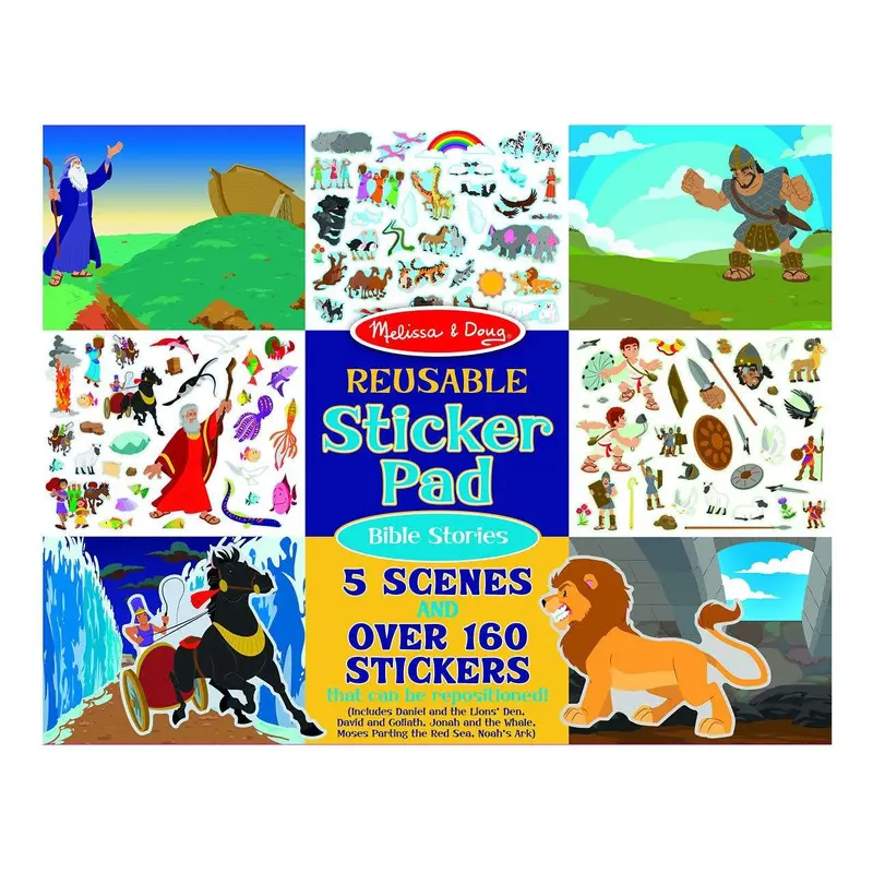 REUSABLE STICKER PAD - BIBLE STORIES