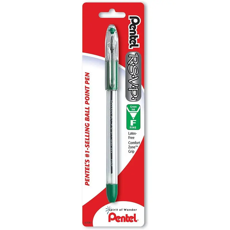 RSVP BALL POINT PEN FINE GREEN