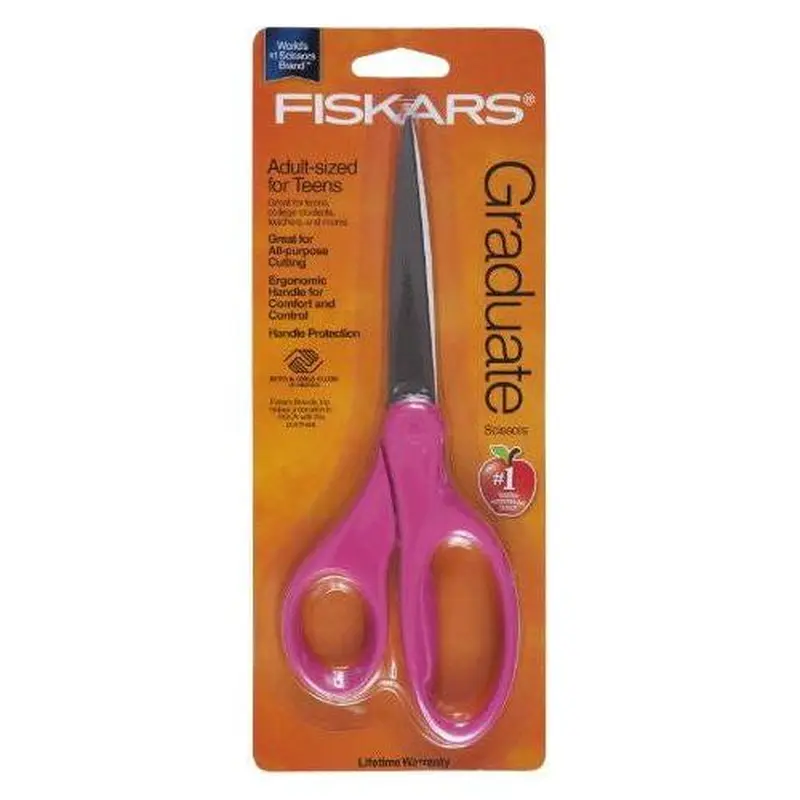 SCISSORS GRADUATE 8"Rojo