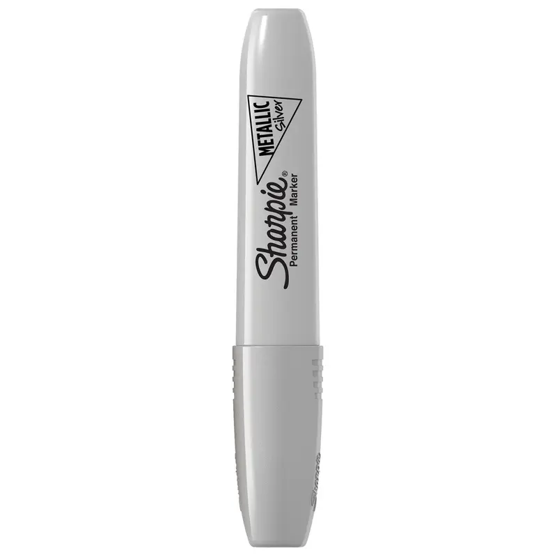 SHARPIE CHISEL METALICO SILVER