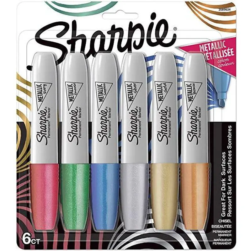 SHARPIE METALICO 6CT ASST