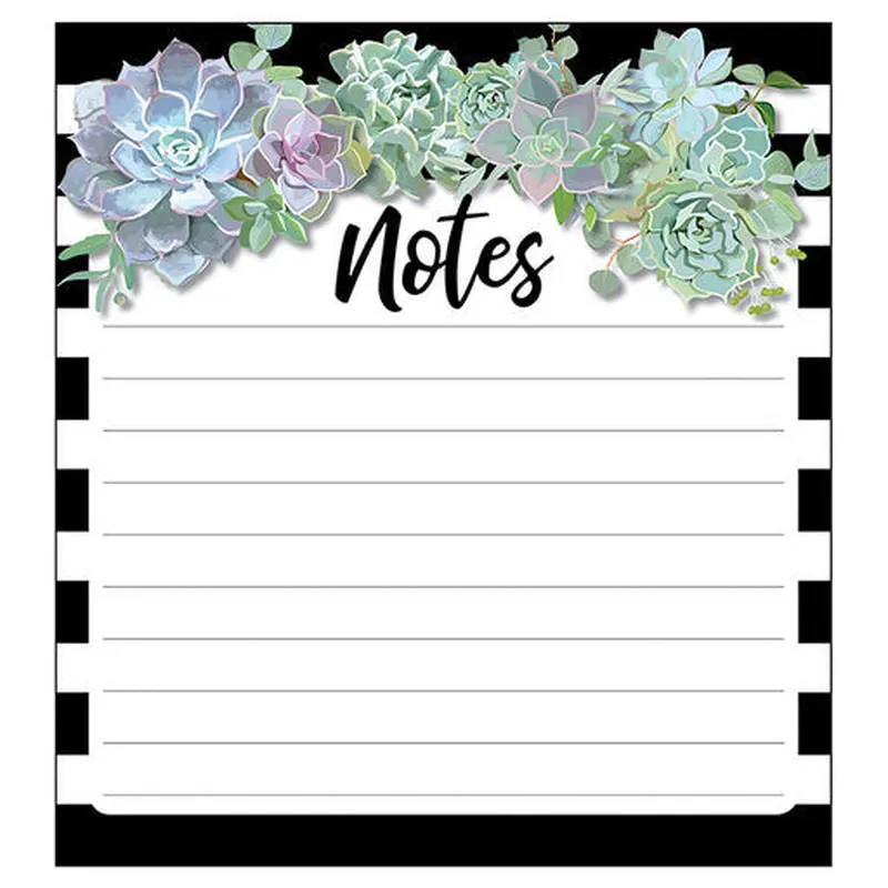 SIMPLY STYLISH SUCCULENTS NOTEPAD