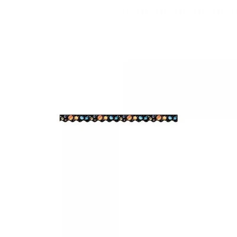 SOLAR SYSTEM SCALLOPED BORDER