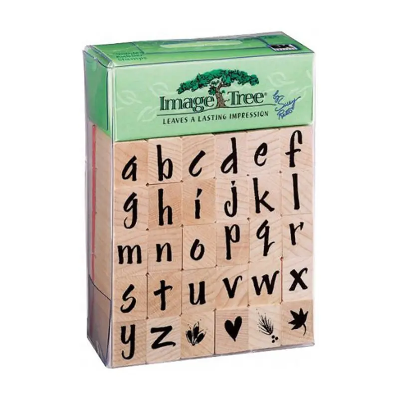 STAMP ALPHABET LOWERCASE 30 PCS