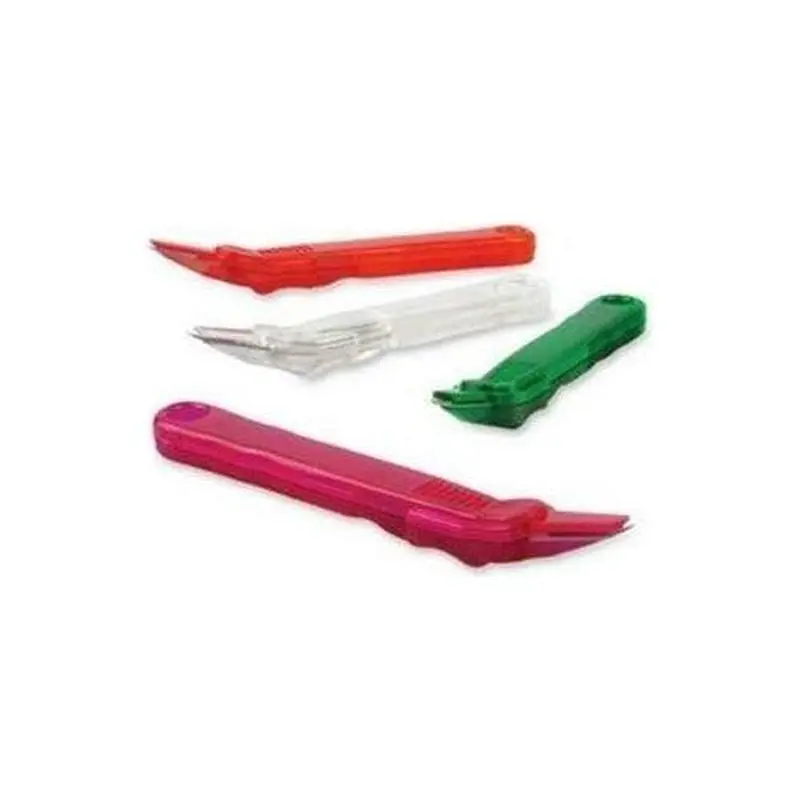 STAPLE REMOVER PLASTIC TRANSLUCENT ASSORTED COLOR
