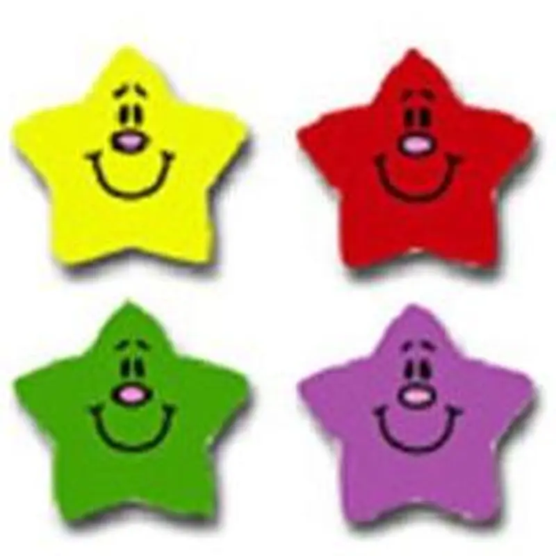 STICKER SMILING STARS CHART 810 STICKERS
