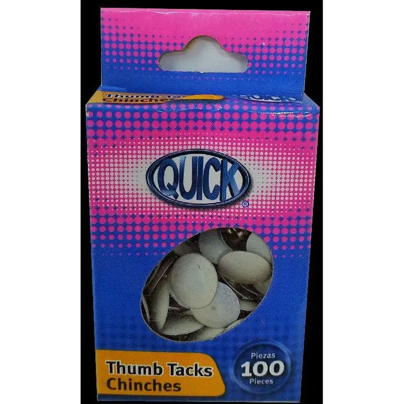 THUMB TACKS WHITE C1601