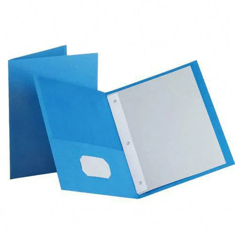 TWIN POCKET FOLDER W/TANG FAST. RED BOX/25