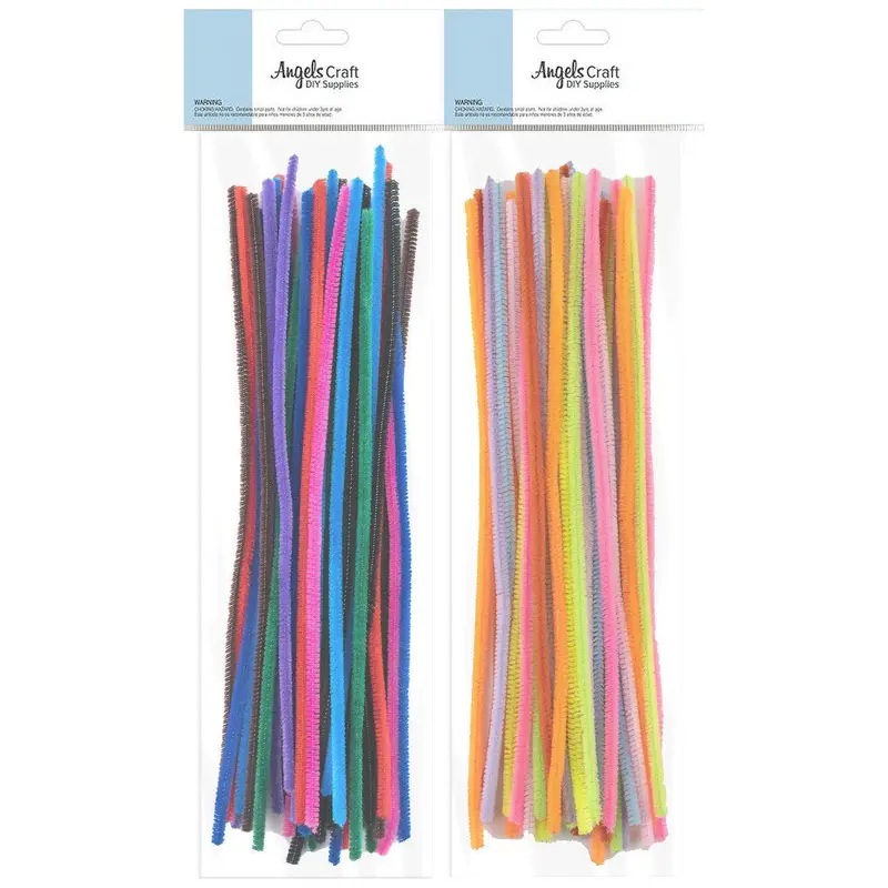 TWIST CRAFTS CHENILLE STEMS ASST 40 CT
