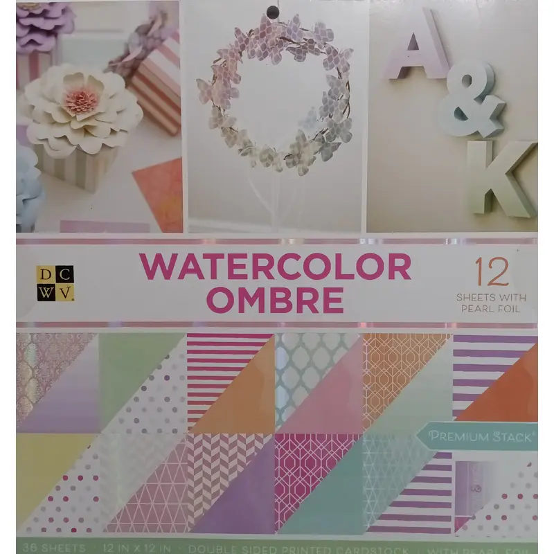 WATERCOLOR OMBRE DOUBLE-SIDED