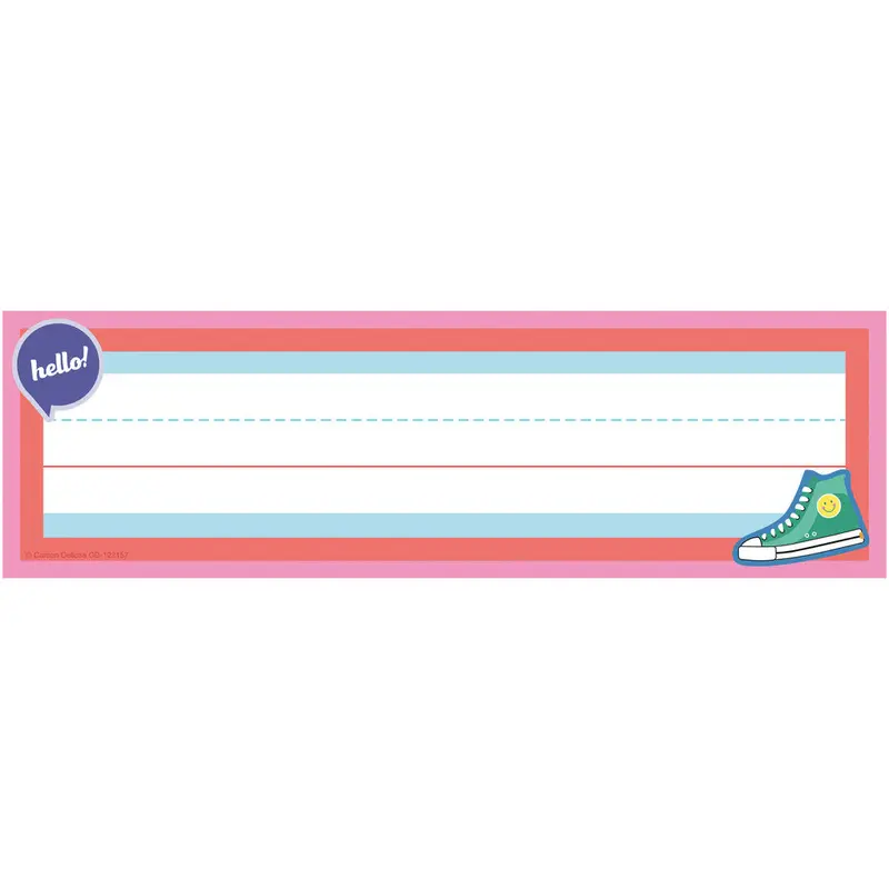 WE STICK TOGETHER NAME PLATES 36PCS