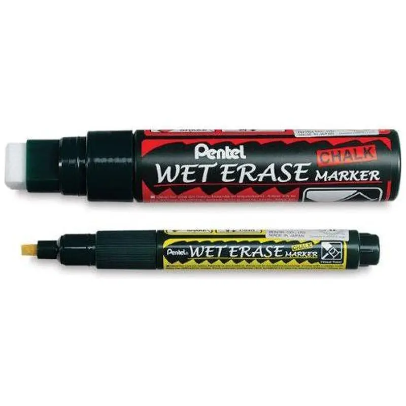 WET ERASE CHALK MARKER JUMBO TIP RED