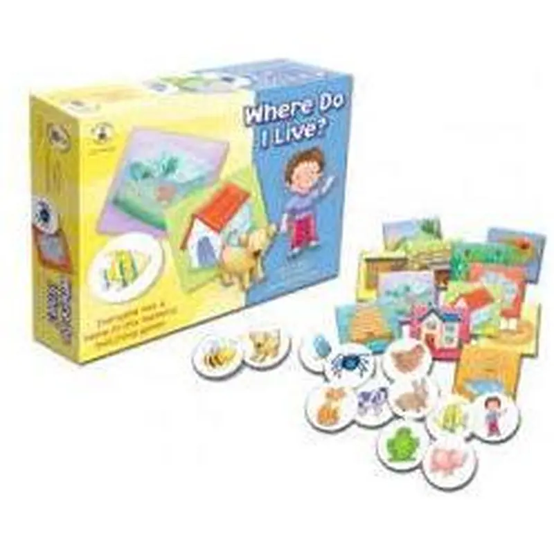WHERE DO I LIVE? MATCH ING GAME