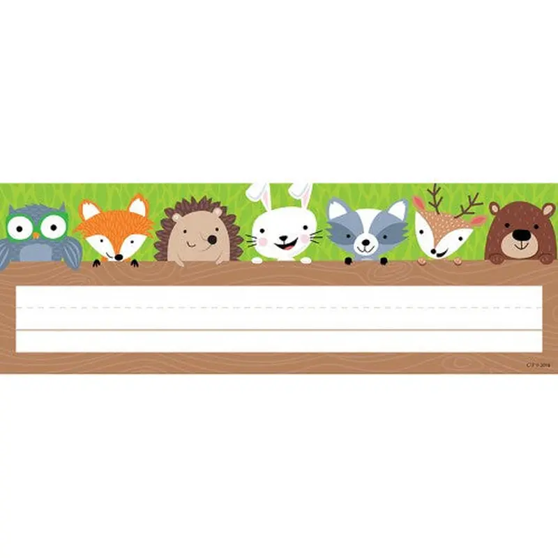 WOODLAND FRIENDS NAME PLATES