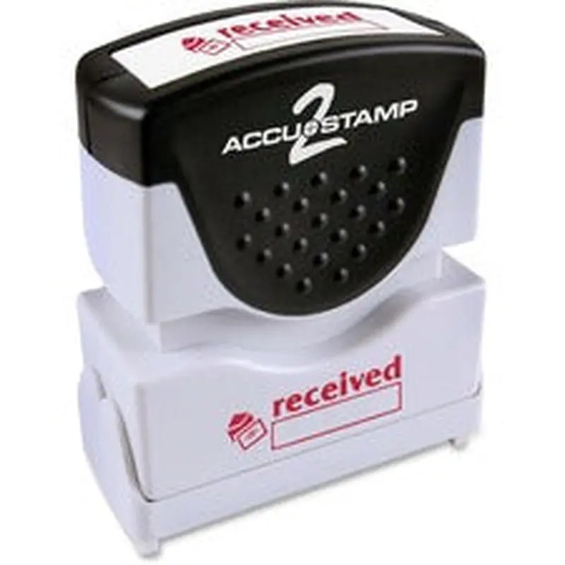 COSCO 1-Color Red Shutter Stamp with Microban