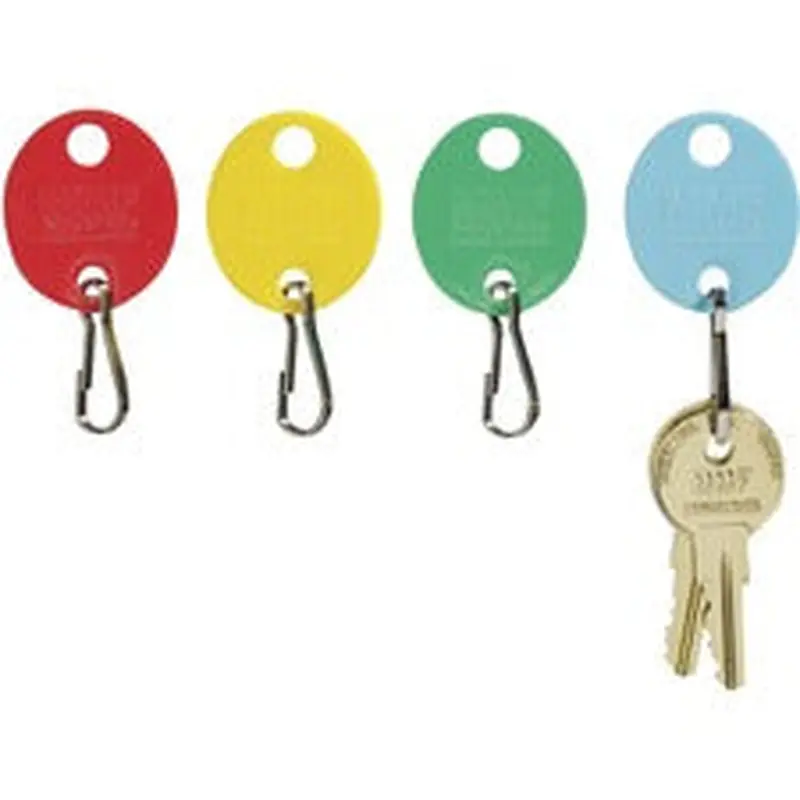 MMF Snap Hook Colored Oval Key Tags