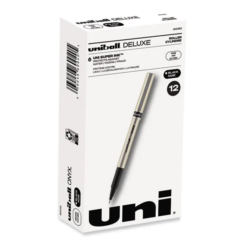 PEN,UNI-BALL,DLX,FINE,BK