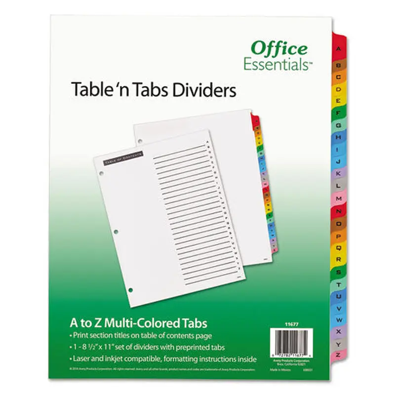 INDEX,BNDR,A-Z,COL
