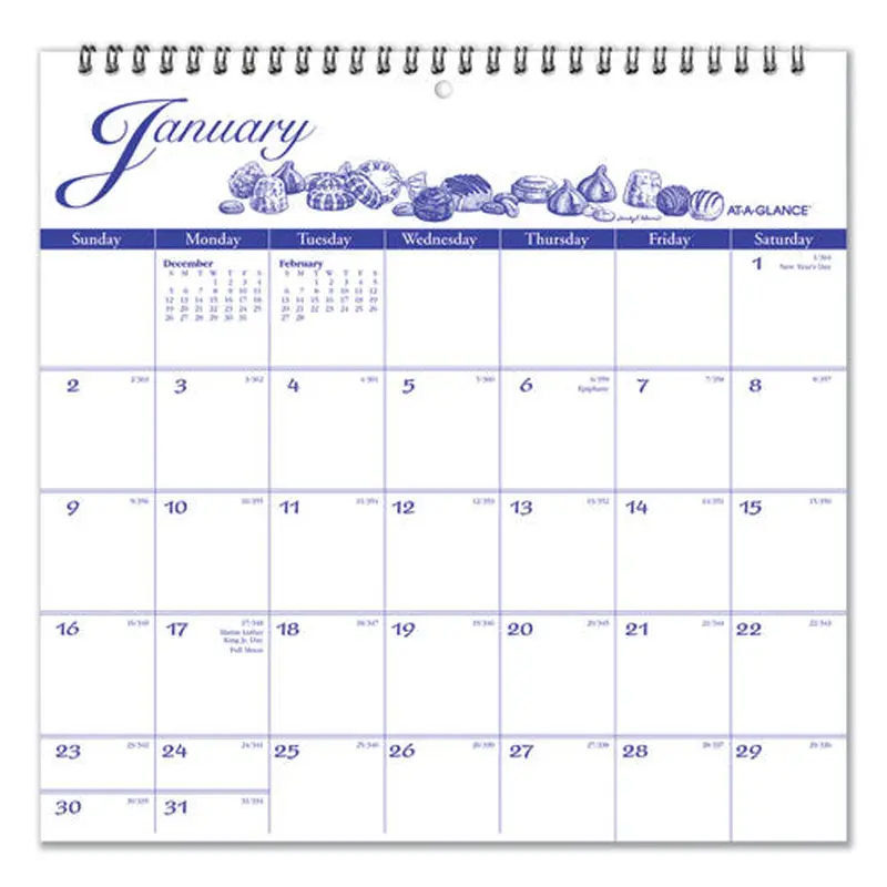 CALENDAR,WALL,12X12,BE