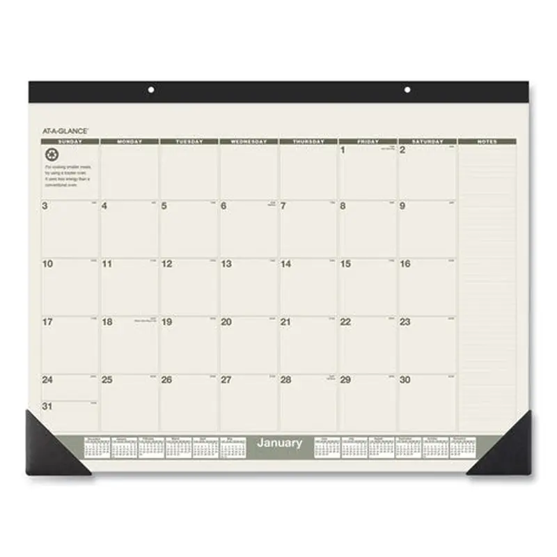 DESK PAD,MNTH,TRICOLR,RCY