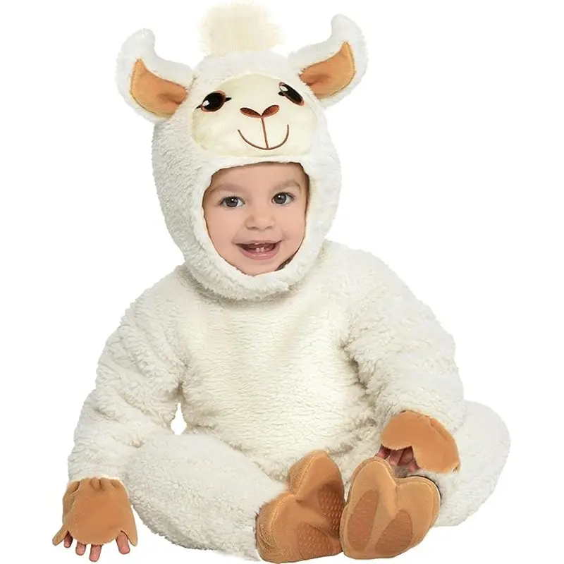 Amscan Lovable Llama Costume, Infant 12-24 Months (8406672)