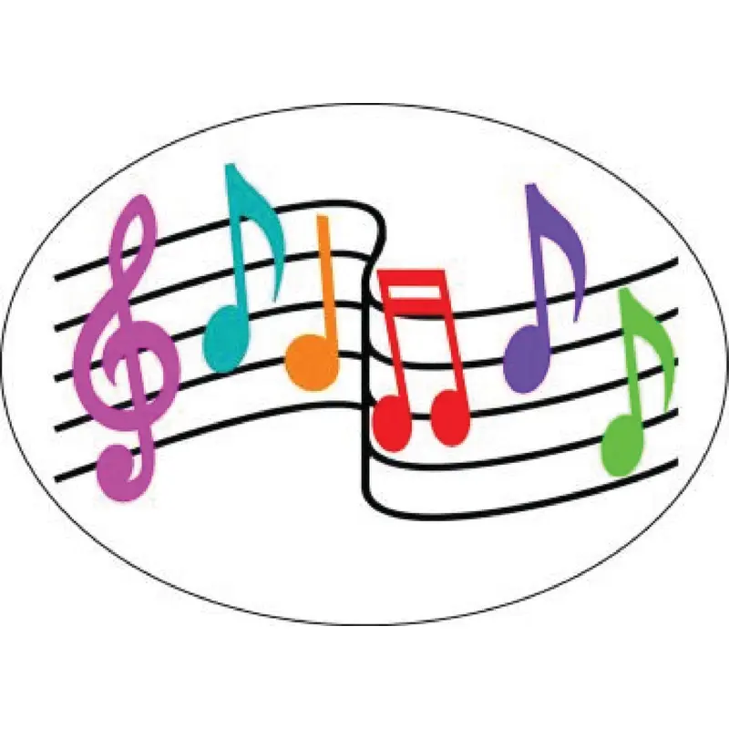 Ashley Music Notes Magnetic Whiteboard Eraser (ASH10042)