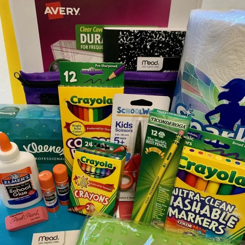 Bayou Woods Elementary School First Grade Supply Pack 2025-26 School YearBasic