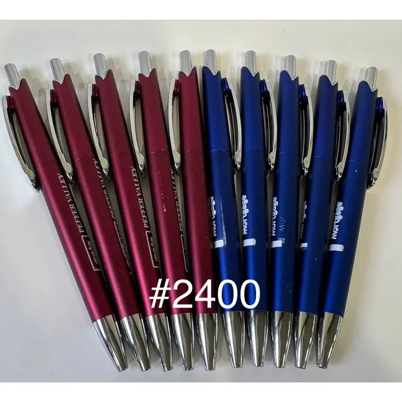 Bulk Lot of 80 Misprinted Retractable Ballpoint Pens  (Lot #2400)
