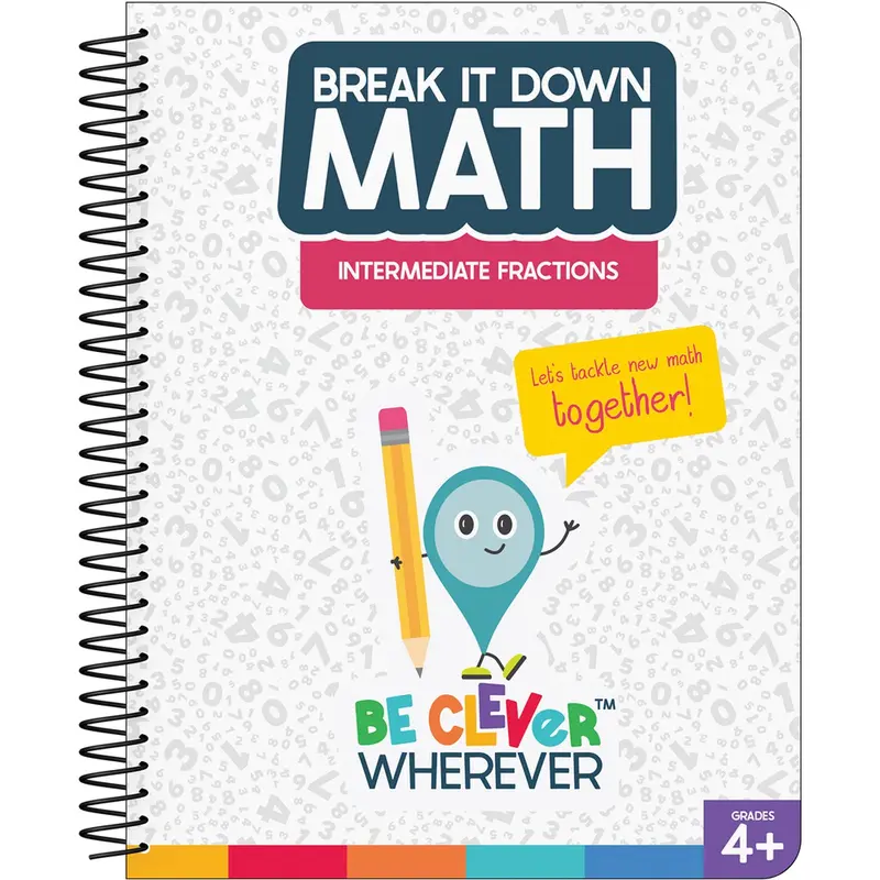 Carson Dellosa Intermediate Fractions Resource Book Grade 4-6 Paperback (CD 105043)