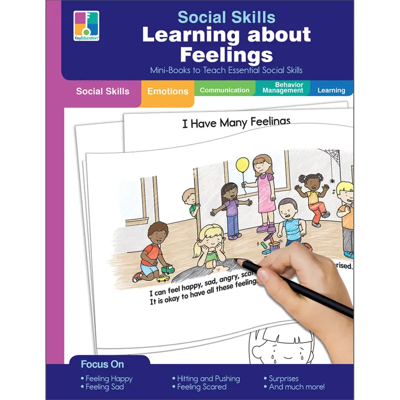Carson Dellosa Learning about Feelings Resource Book Grade PK-2 Paperback (CD 804115)