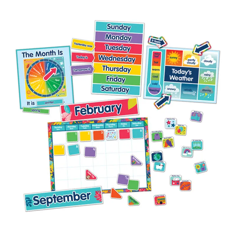 Carson Dellosa One World Calendar Bulletin Board Set (CD 110486)