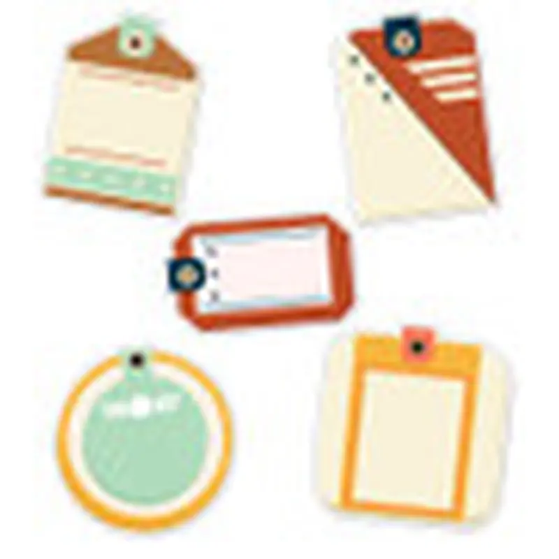Carson Dellosa Travel Tags Cut Outs (120634)