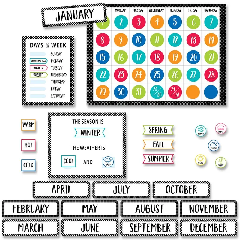 Creative Teaching Press Calendar Bulletin Board Set (CTP10168)