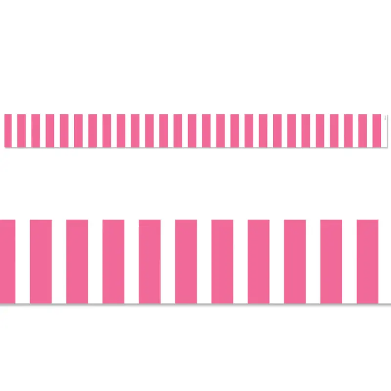 Creative Teaching Press Pink Bold Stripes Border (CTP 10071)