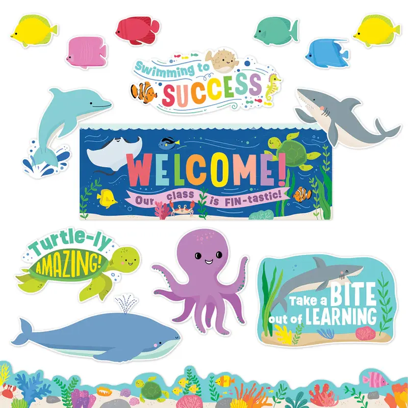 Creative Teaching Press Sea Friends Under the Sea Bulletin Board (CTP 10991)