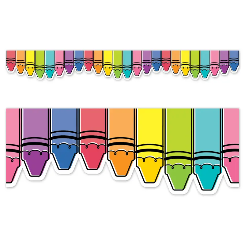 CTP Core Decor Doodle Crayons EZ Border (CTP 10933)