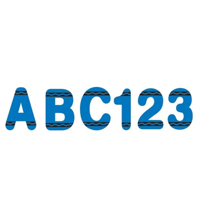 Eureka Crayola Blue Deco Letters (EU 850021)